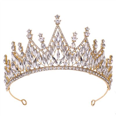 Hairpin Bridal Tiaras Crown Rhinestone Pageant Diadem Bride Headbands Wedding Hair