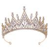 Hairpin Bridal Tiaras Crown Rhinestone Pageant Diadem Bride Headbands Wedding Hair view 1