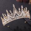 Hairpin Bridal Tiaras Crown Rhinestone Pageant Diadem Bride Headbands Wedding Hair view 3