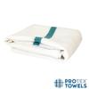 (12 Pack) PROTEX Towels Bleach Guard Barber 15" X 26" Green Strip view 1