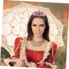 1pc for Bride WBridal Headpiece Crystal Crown Women Hair Headband Headgear Accessories Miss Gold Retro view 4