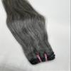 100% Raw Unprocessed Natural Straight Grey Human Hair bundle Double Weft 100 Gram (10 Inch) view 3