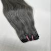 100% Raw Unprocessed Natural Straight Grey Human Hair bundle Double Weft 100 Gram (10 Inch) view 4