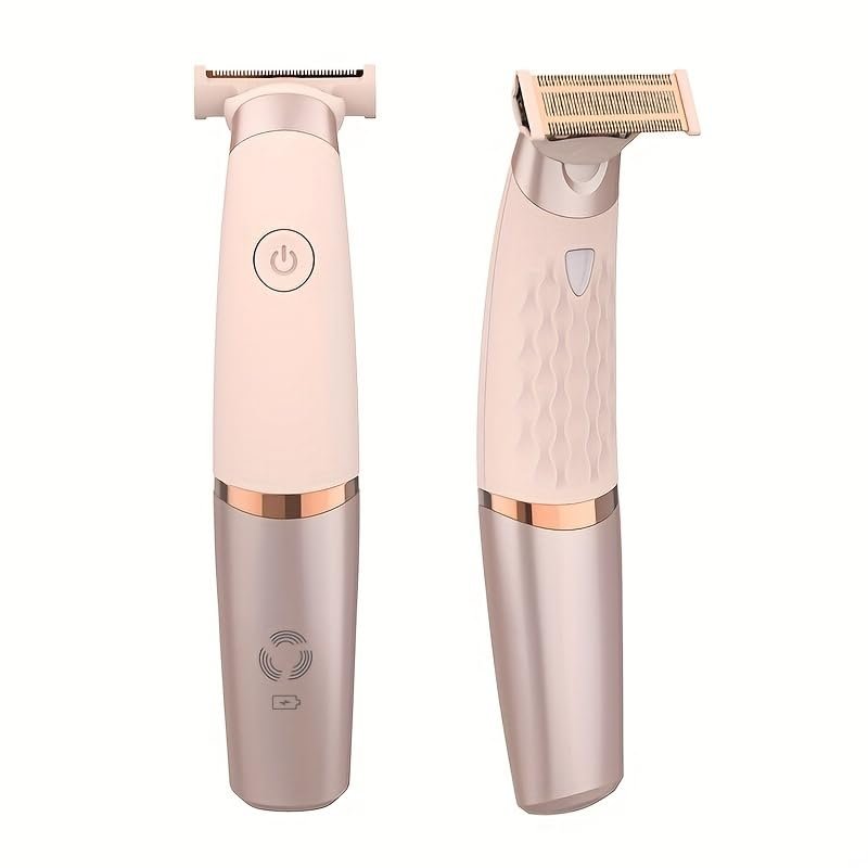 NinthAvenue Basics Electric Trimmer, Portable Rechargeable Body Hair Grooming Tool Leg Underarm Hair Removal for Women with Smooth Comfortable Design (#1)