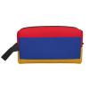 AOLXDE Flag Of Armenia Print Toiletry Bag Travel Organizer Cosmetic Bags Wash Bag For Men Women,For Travel Gym Daily view 1