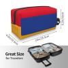 AOLXDE Flag Of Armenia Print Toiletry Bag Travel Organizer Cosmetic Bags Wash Bag For Men Women,For Travel Gym Daily view 4