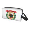 AOLXDE West Virginia State Flag Print Toiletry Bag Travel Organizer Cosmetic Bags Wash Bag For Men Women,For Travel Gym Daily view 2