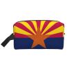 AOLXDE Arizona State Flag Print Toiletry Bag Travel Organizer Cosmetic Bags Wash Bag For Men Women,For Travel Gym Daily view 1