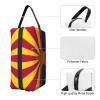 AOLXDE Arizona State Flag Print Toiletry Bag Travel Organizer Cosmetic Bags Wash Bag For Men Women,For Travel Gym Daily view 3