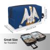 AOLXDE Louisiana State Flag Print Toiletry Bag Travel Organizer Cosmetic Bags Wash Bag For Men Women,For Travel Gym Daily view 4