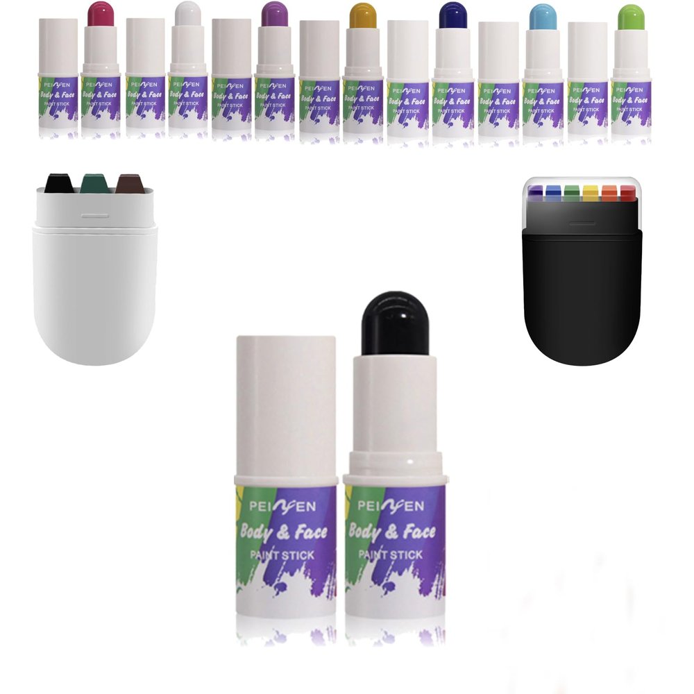 EYE BLACK STICK, Anti-Glare Eyeblack for Baseball, Football, Softball, Lacrosse & Halloween, Sweat-Proof, Long-Lasting, Smooth Application, Full Coverage for Adults & Kids (Black)