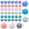 36 Pcs Bath Sponge Shower 40g Loofahs Bulk Bath Luffas Exfoliating Body Scrubber Pack Soft Colorful Mesh Balls Puff Bathing Accessories for Men and Women Exfoliating Sponge view 1