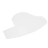 ZJchao Beard Haircut Template Hair Lineup Tool Shaping Shaving Trimming ABS White 7.09x4.33in view 2