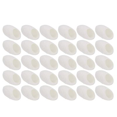 BRRNOO 30 Pcs Silk Ball Cleanser Balls, Face Scrubbers Cotton Ball for Face Care Silkworm Ball, for Skin Care