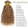 Human Hair For Boho Braids 3 Bundles 08 10 12 Inch Water Curly Wave Human Braiding Hair 12A Brazilian No Weft Hair Extensions for Bohemian Knotless Braids Bundles For Braiding 27# view 4