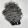 100% Raw Unprocessed Natural Curly Grey Human Hair Bundle  Double Weft, 100g  Cuticle Aligned Remy Extensions for Weave, Wig Making & Styling (10 Inch) view 2