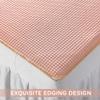 A/Green,60 * 180cm(R),LDLCYCN Cooling Massage Table Mattress Pad with Breath Hole Beauty Salon Mattress Pad with Elastic Band Spa Bed Pad Protector Spa Massage Bed Sheet Square Round Head view 4