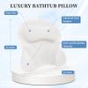 AVFAVF Bath Pillows for Tub, Soft 5D Air Mesh Bath Pillow Luxury Bathtub Pillow with 6 Non Slip Suction Cups, Bathtub Accessories for Women and Men (White) view 2