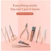 16/18-Piece Stainless Steel Nail Cutter & Pedicure Scissors Set  Portable Manicure & Nail Clipper Tool Kit with Storage Box, for Home or Salon Use view 2