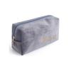 ASWRTYJO Multifunction Travel Cosmetic Bag Women Makeup Bags Toiletries Organizer Solid Color Female Storage Make Up Case(Gray) view 1