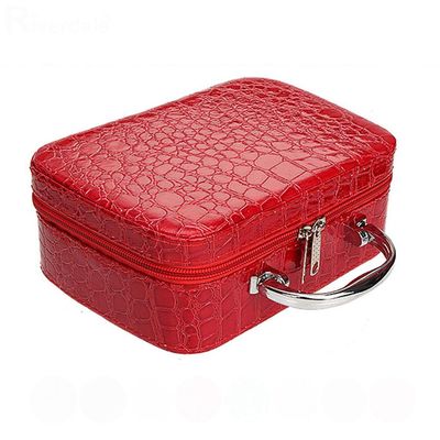 ASWRTYJO Women Beauticians Makeup Case Cosmetic Bag Travel Organizer Beauty Box Cosmetics Jewelry Toolbox 2020 Holiday Gifts(white-Dinosaur Doodle4)