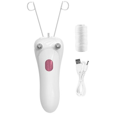 Face Threading Tool, Electric Cordless Threading Hair Removal, Portable USB Rechargeable Beauty Hair Remover Machine for Face