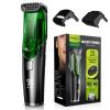 RAINPOT Saker Beard Trimmer for Men,Gifts for Men, Vacuum Beard Trimmer Kit with LED Display, 20 Length Settings, IPX7 Waterproof, USB Charge, Travel Case (9899 Green) view 1