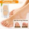 100pcs Nail Repair Patches, Strength Toenail Renewal Fungal Fungus Strips 8-Hour Overnight Ingrown Correction Nursing Plaster for Damaged and Discolored Toe Nails Healthy Appearance view 2