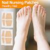 100pcs Nail Repair Patches, Strength Toenail Renewal Fungal Fungus Strips 8-Hour Overnight Ingrown Correction Nursing Plaster for Damaged and Discolored Toe Nails Healthy Appearance view 3