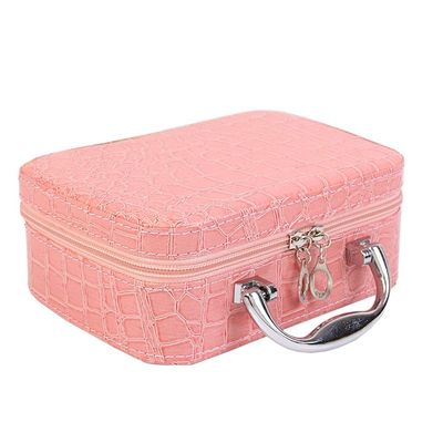 ASWRTYJO Women Beauticians Makeup Case Cosmetic Bag Travel Organizer Beauty Box Cosmetics Jewelry Toolbox 2020 Holiday Gifts(black-JoJo's Bizarre Adventure1)
