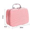 ASWRTYJO Women Beauticians Makeup Case Cosmetic Bag Travel Organizer Beauty Box Cosmetics Jewelry Toolbox 2020 Holiday Gifts(black-JoJo's Bizarre Adventure1) view 2