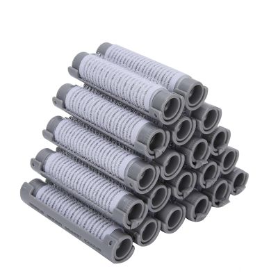 HETHLIF Hair Curling Rods Set 20 Piece Hair Perm Tools for Home & Salon Use Curling Rollers for Styling & Perming (Grey)