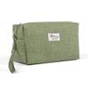 ASWRTYJO Toiletry Bags Canvas Travel Cosmetic Bag Small Organizer Women Makeup Bag Neceser Make up Case Beauty Storage(A) view 1