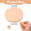 5 PCS Nude Round Makeup Sponge, Flat Makeup Sponges for Foundation, Smooth Cosmetic Foundation Sponge, Beauty Powders Puff for Women Lady Professional Makeup view 2
