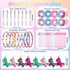 Honoson 40 Pcs Unicorn Party Supplies Unicorn Birthday Decorations Include 8 Glitter Pens 8 Shiny Scrunchies 8 Keychains 8 Bracelets 8 Goodie Bags for Piata Supplies view 2