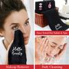 RIVERSIDE Black Makeup Towels - Pack of 6 (13x13) Soft Cotton Makeup Washcloths for Face - Reusable, Quick-Dry Makeup Remover Towels for Bathroom, Spa & Salon - Gentle on Skin - Hello Beauty view 4