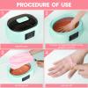Paraffin Wax Machine for Hand and Feet - 3500ml Hot Wax Hand Wax Machine with 6 Pcs Paraffin Bath Wax, Auto-time and Keep Warm Paraffin Hand Wax Machine(Blue) view 3