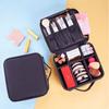 ASWRTYJO Women Fashion Cosmetic Case Travel Makeup Organizer Professional Make Up Box Beauty Cosmetics Bag Artist Makeup Suitcase(D) view 4