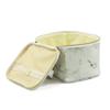 ASWRTYJO Marble Texture Travel Wash Up Toiletry Pouch Large Capacity Storage Bag Women Cosmetic Makeup Cosmetic Bags Makeup Organizer Bag view 3
