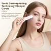 Lovsheme Sonic Dermaplane Razor for Women Face, Three-Speed Rechargeable Dermaplane Razor with 5 Refill Blades, Facial Hair & Peach Fuzz Remover for Women,Sonic Dermaplaning Tool view 4