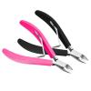 Criyar Fine Edge Cuticle Trimmer & Nippers, Scissors, Silicone Handle Nail Tools for Precise Removal, Durable Washable Cuticle Cutter & Remover Nail Clippers (Black/Rose 2PCS) view 1