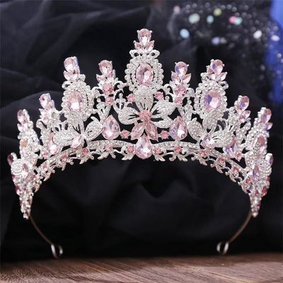 Women's Wedding Crown Rhinestone Crystal Bridal Diadem Pageant Headdress Bride Tiara Hair Jewelry