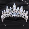 Women's Wedding Crown Rhinestone Crystal Bridal Diadem Pageant Headdress Bride Tiara Hair Jewelry view 3