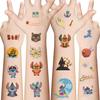 10 Sheets StitchTemporary Tattoos for Teen, Birthday Party Favors, Cartoon Decoration Sticker Gifts for Adult Home Activity Class Prizes Carnival Christmas Rewards view 1