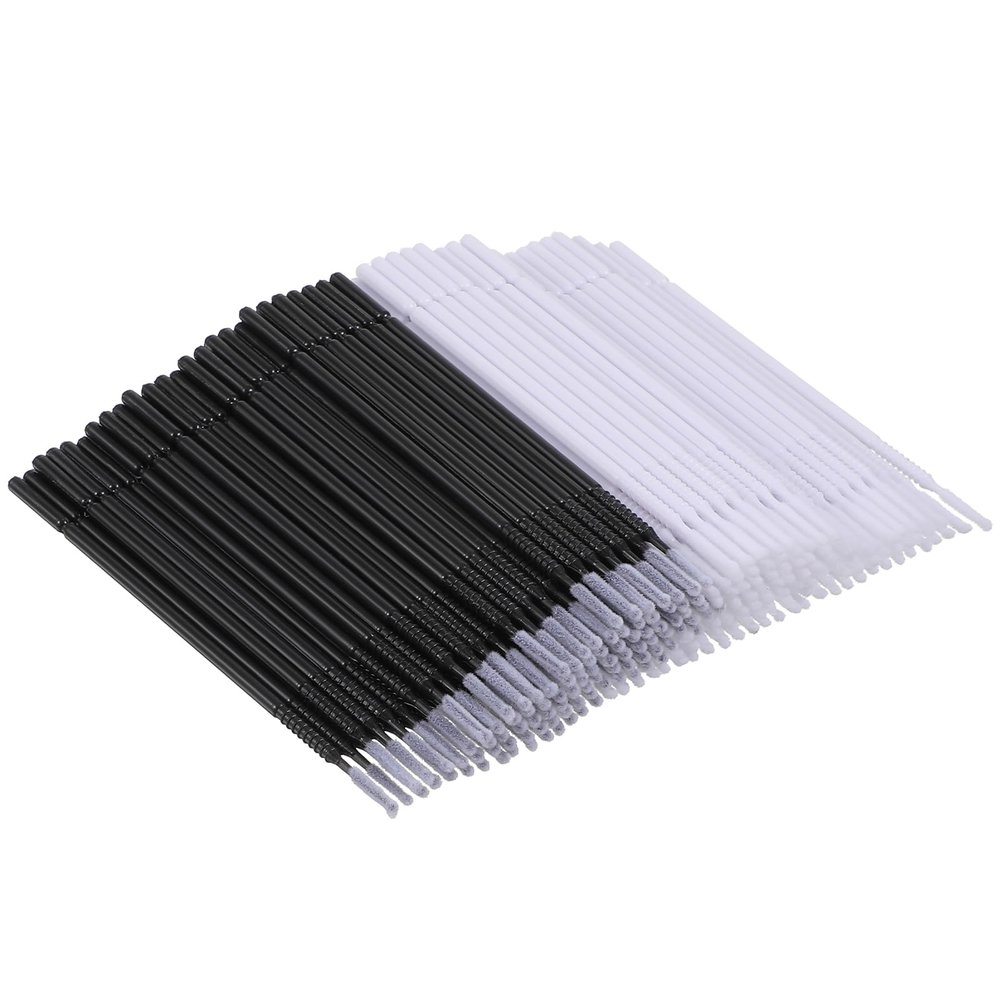 200Pcs Microswabs for Eyelash Extensions Micro Brushes Precision Disposable Lash Mascara Applicators Lint Free Micro Swabs Applicators Wands for Makeup and Personal Care Eye Lash,Brows