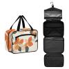 Simple Flowers Retro Hanging Toiletry kit for Men with Hook, Designer Compact Shaving kit Bags for Men for Trip Essentials Toilet bolso de Mano para Hombre L view 2