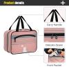 Cartoon Cat and Sunset Hanging Travel Size toiletries kit with Hook, Designer Necessities Brush Bag for Women Traveling Vacation bolso de Mano para Hombre L view 4