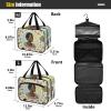 Art Painting African Woman Beige Hanging Makeup Travel case with Hook, Designer Shaving kit Bag for Men for Women Travel Cruises Bolsa para maquillaje L view 3