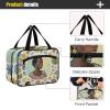 Art Painting African Woman Beige Hanging Makeup Travel case with Hook, Designer Shaving kit Bag for Men for Women Travel Cruises Bolsa para maquillaje L view 4