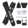 Hatteker 4 in 1 Multifunctional Dual - Head Body Hair Trimmer for Men, IPX7 Waterproof Groin & Body Hair Groomer, Rechargeable Body Electric Shaver Razor view 1